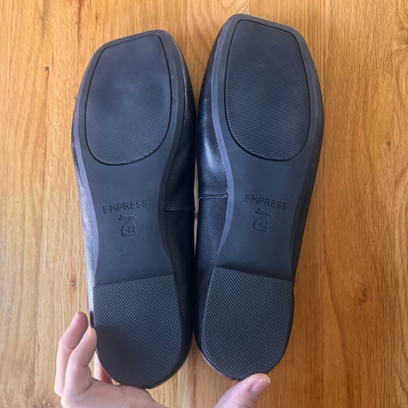 Empress Square Toe Flat Black Ballet Shoe Size EU 42 US 11 - Picture 9 of 15